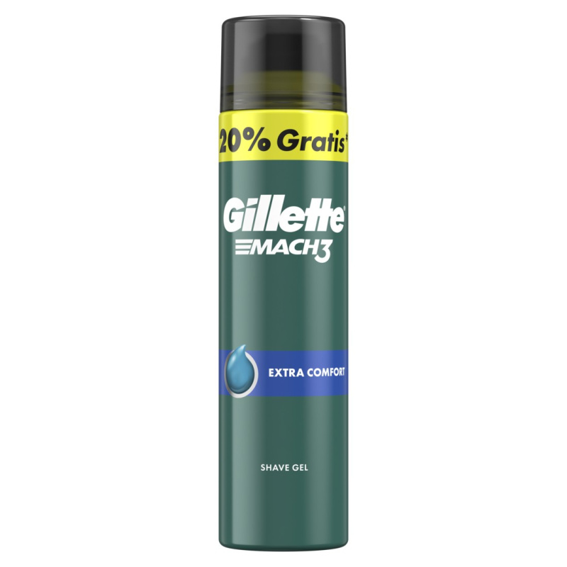 Gillette Mach3 Extra Comfort gel na holení pro muže 240 ml