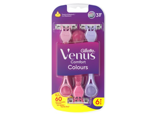 Gillette Venus 3 Plus jednorázová holítka 6 ks