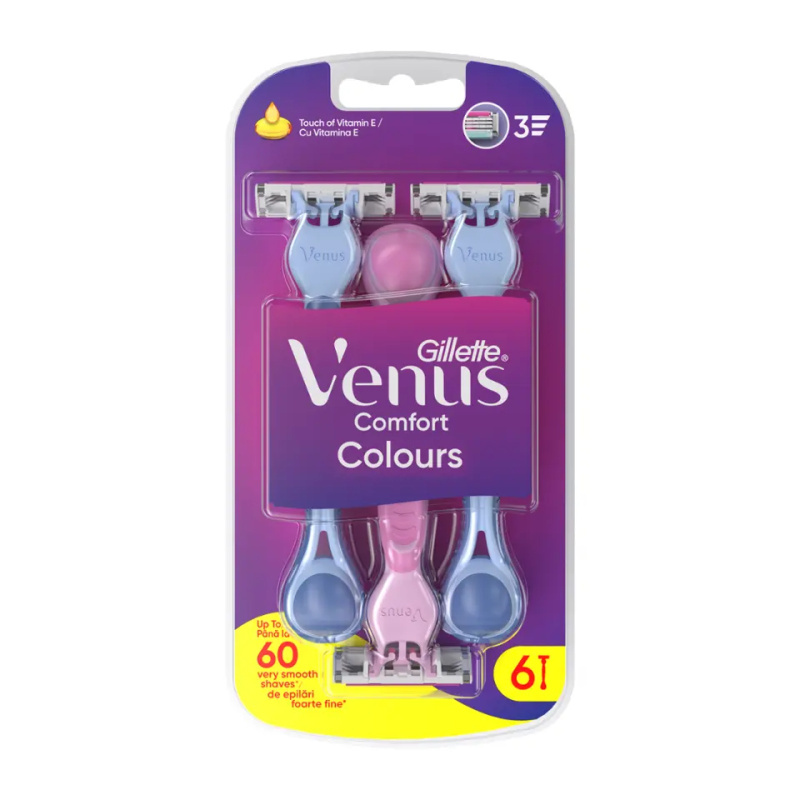 Gillette Venus 3 Plus jednorázová holítka 6 ks