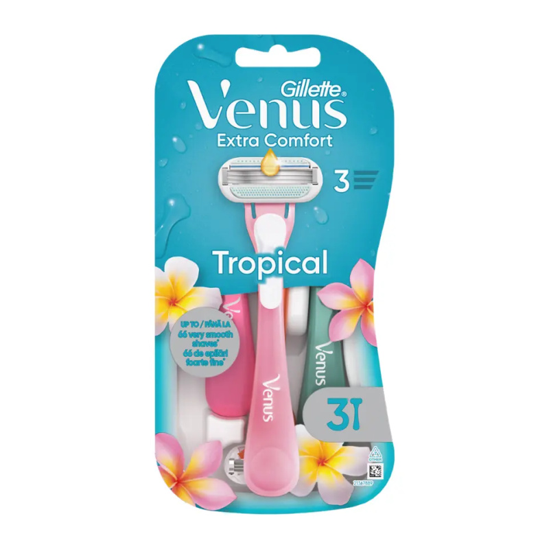 Gillette Venus Tropical jednorázové strojky 3 ks