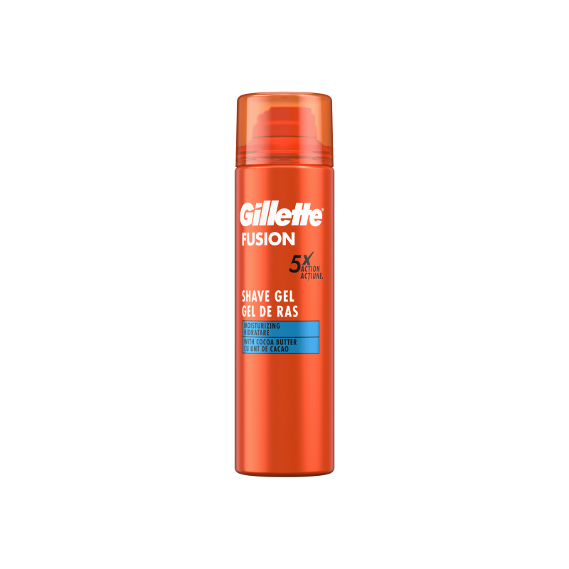 Gillette Fusion5 Cocoa Butter gel na holení pro muže 200 ml