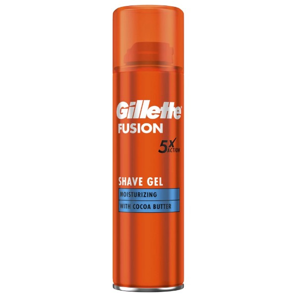 Gillette Fusion5 Cocoa Butter gel na holení pro muže 200 ml