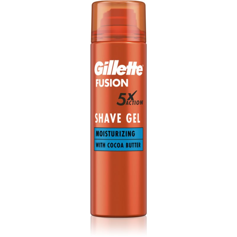 Gillette Fusion5 Cocoa Butter gel na holení pro muže 200 ml