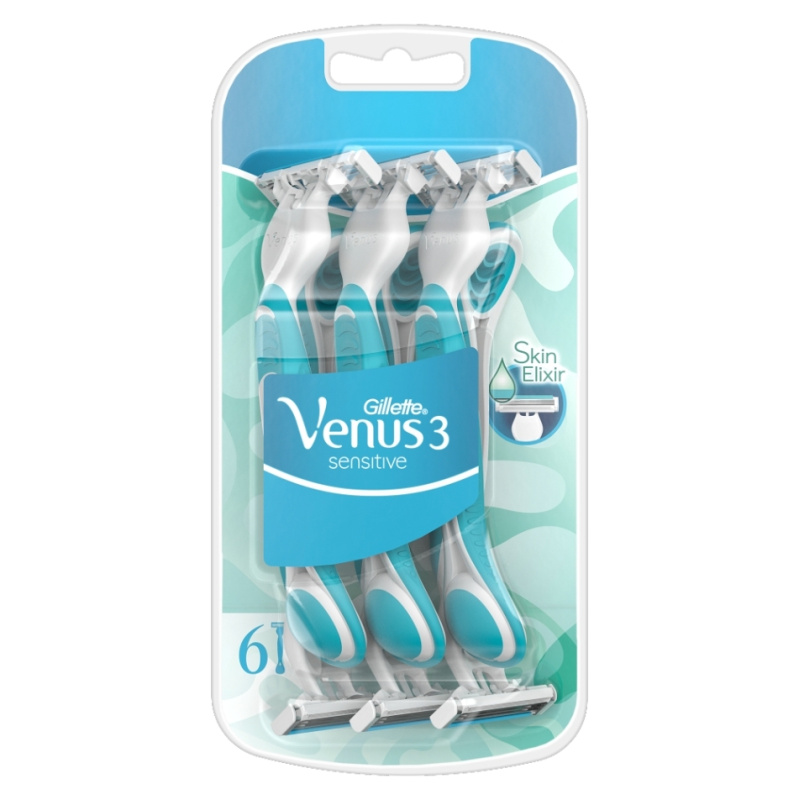 Gillette Venus 3 Sensitive jednorázová holítka 6 ks