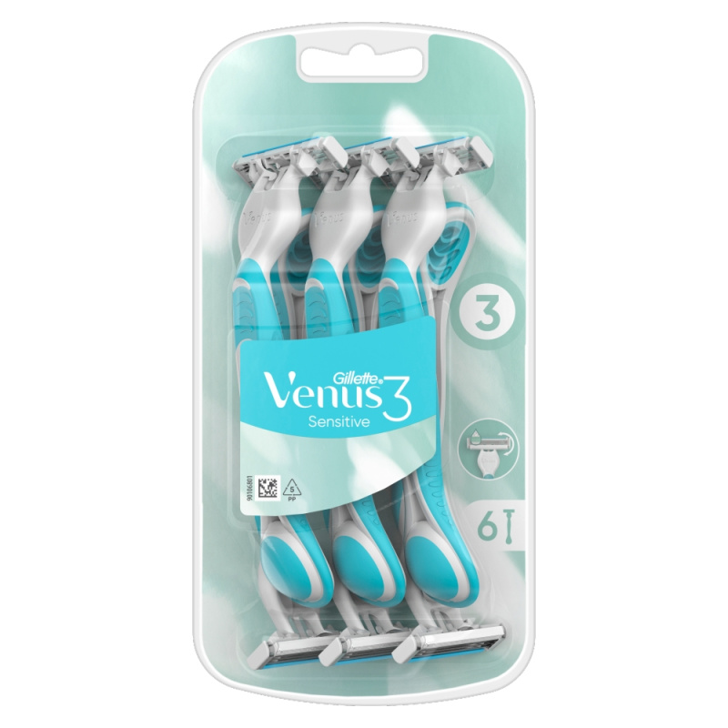 Gillette Venus 3 Sensitive jednorázová holítka 6 ks