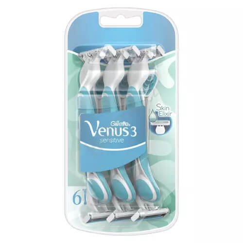 Gillette Venus 3 Sensitive jednorázová holítka 6 ks