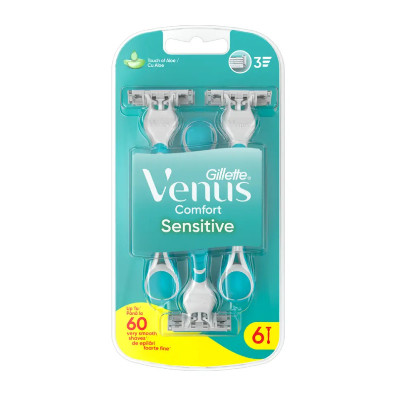 Gillette Venus 3 Sensitive jednorázová holítka 6 ks