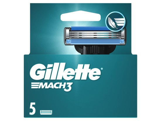 Gillette Mach3 náhradní břity 5 ks