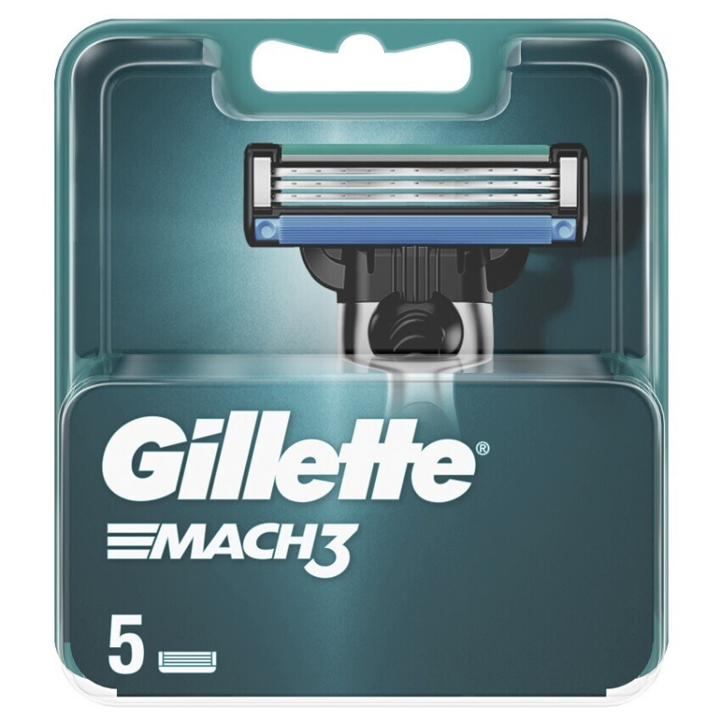 Gillette Mach3 náhradní břity 5 ks