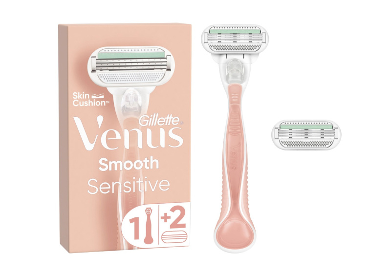 Gillette Venus Sensitive Smooth holicí strojek + 2 náhradní hlavice