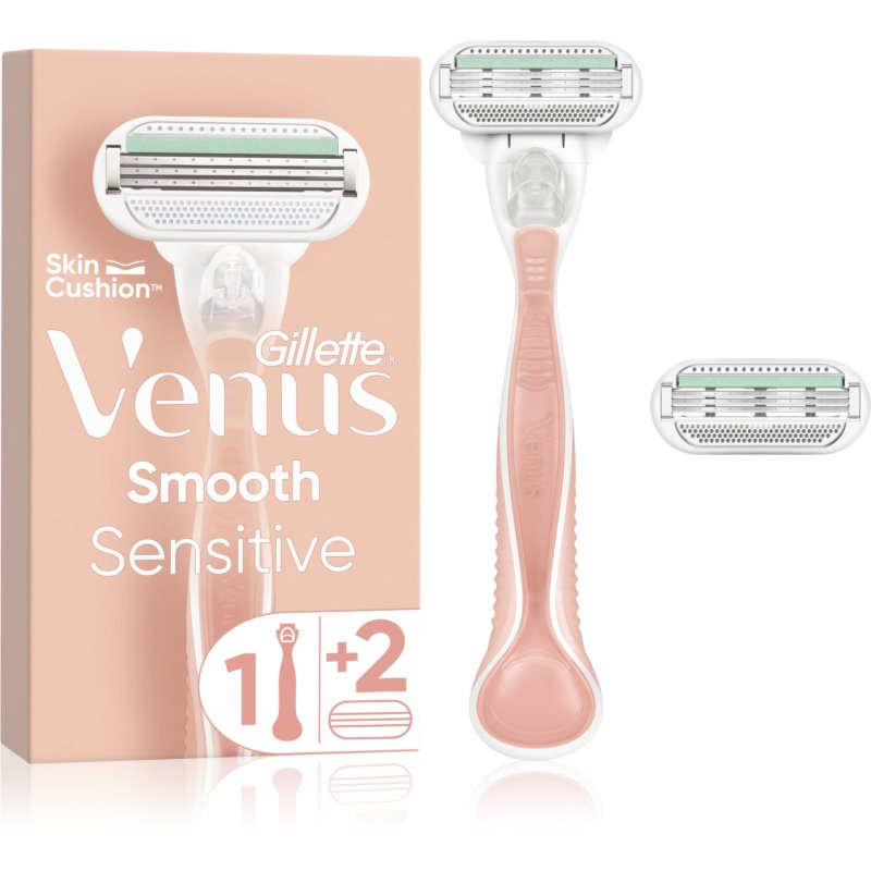 Gillette Venus Sensitive Smooth holicí strojek + 2 náhradní hlavice