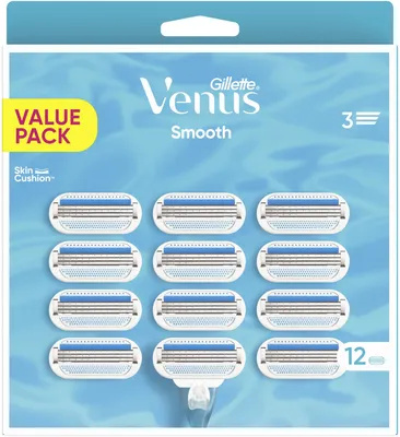 Gillette Venus Smooth náhradní hlavice 12 ks