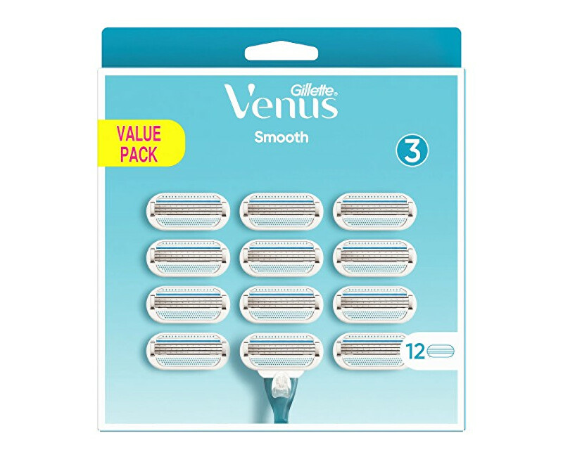Gillette Venus Smooth náhradní hlavice 12 ks