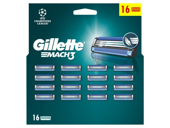 Gillette Mach3 náhradní břity 16 ks