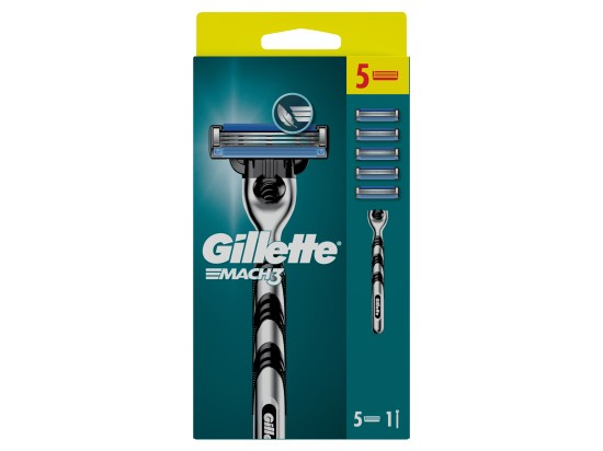Gillette Mach3 holicí strojek + náhradní břity 5 ks