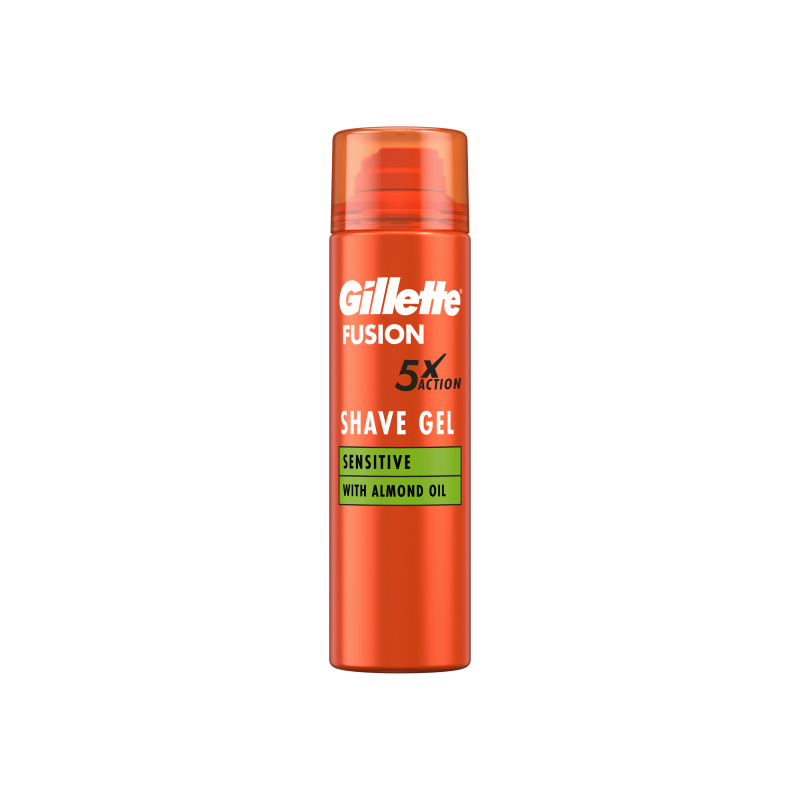 Gillette Fusion5 Ultra Sensitive gel na holení pro citlivou pleť 200 ml