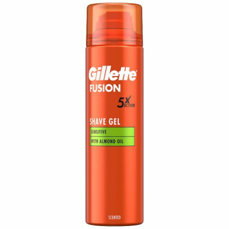 Gillette Fusion5 Ultra Sensitive gel na holení pro citlivou pleť 200 ml