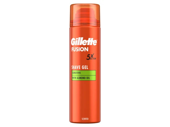 Gillette Fusion5 Ultra Sensitive gel na holení pro citlivou pleť 200 ml