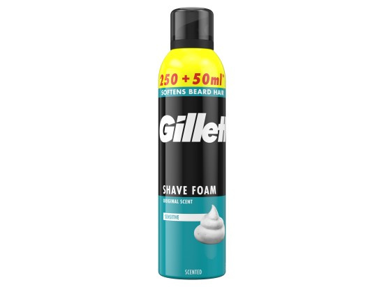 GILLETTE Classic Sensitive Pěna na holení 300 ml