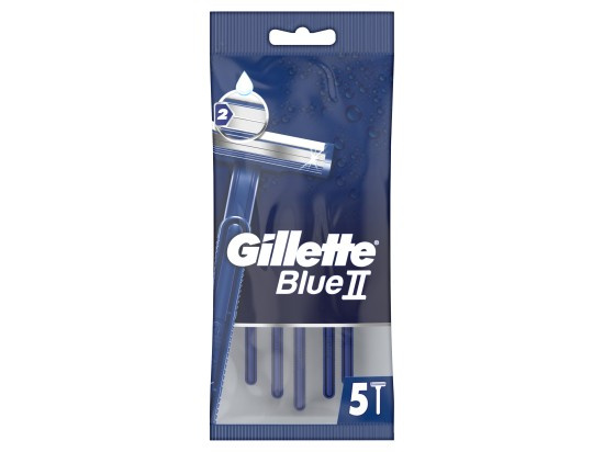 GILLETTE Blue II Jednorázový holící strojek 5 ks