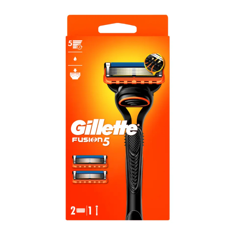 Gillette Fusion5 holicí strojek + náhradní hlavice 2 ks