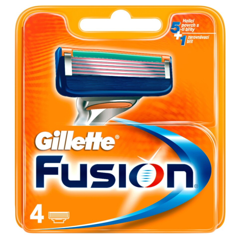 Gillette Fusion5 náhradní břity 4 ks