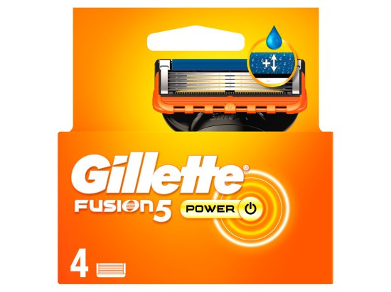 Gillette Fusion5 Power náhradní břity 4 ks
