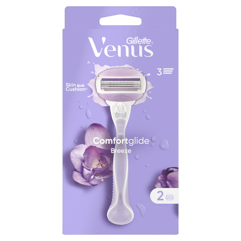 Gillette Venus ComfortGlide Breeze holicí strojek + náhradní břity 1 ks