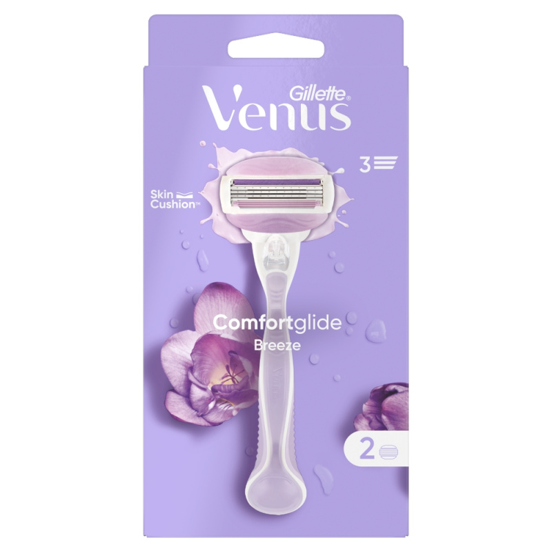 Gillette Venus ComfortGlide Breeze holicí strojek + náhradní břity 1 ks