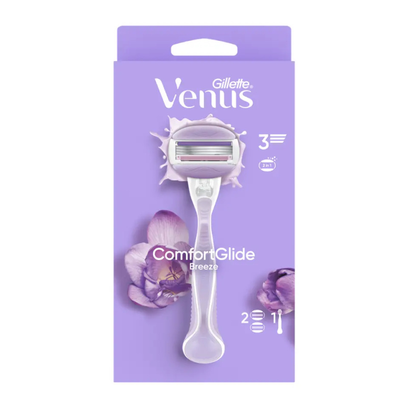 Gillette Venus ComfortGlide Breeze holicí strojek + náhradní břity 1 ks