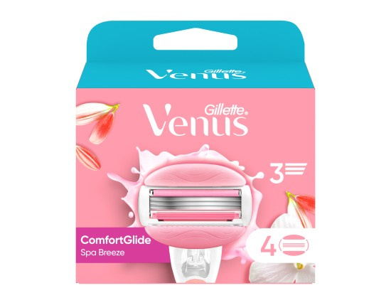 Gillette Venus ComfortGlide Spa Breeze náhradní břity 4 ks