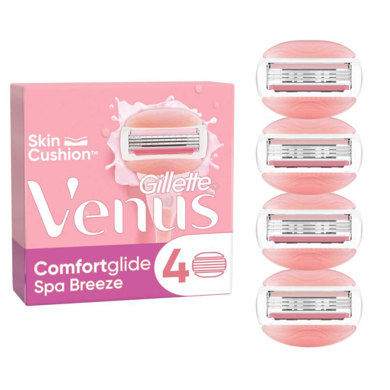 Gillette Venus ComfortGlide Spa Breeze náhradní břity 4 ks