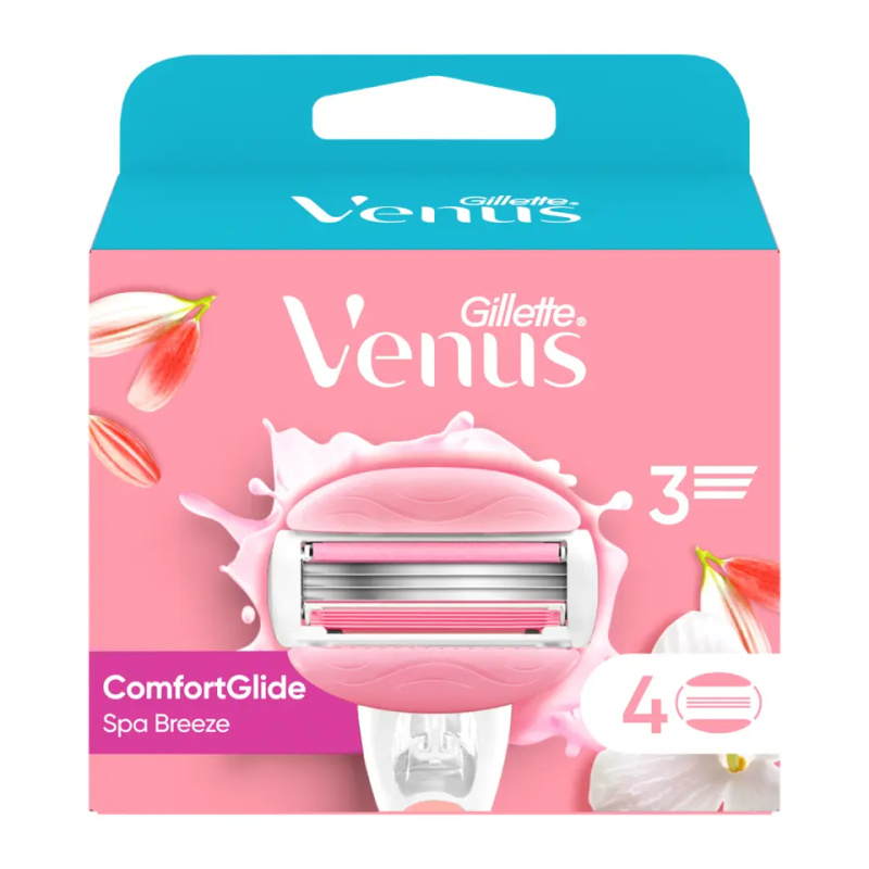 Gillette Venus ComfortGlide Spa Breeze náhradní břity 4 ks