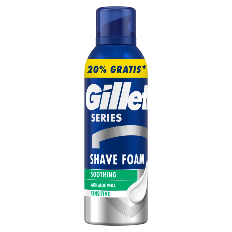 Gillette Series Aloe Vera zklidňující gel na holení 240 ml