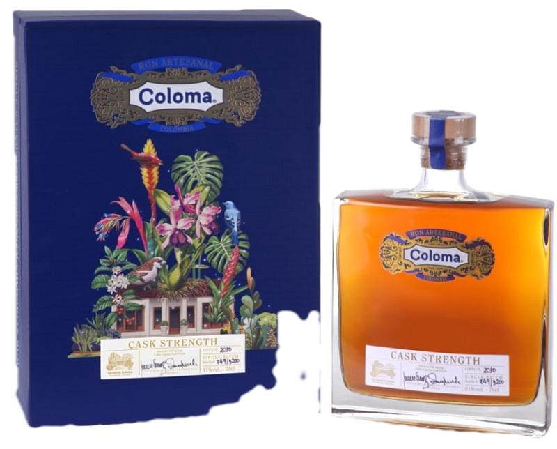 Coloma Rum Coloma Single Batch Cask Strength 0,7l 61% + Dárkové balení