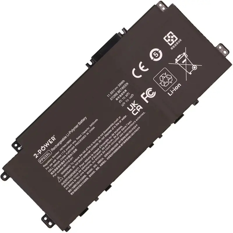 2-POWER Baterie 11,55V 3400mAh pro HP Pavilion 13-bb1000 series , HP Pavilion 14-dv0000 series