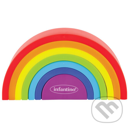 Infantino Skládačka duha Magic Rainbow