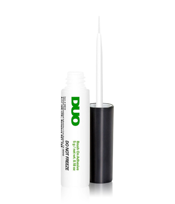 MAC Cosmetics Duo Brush On Striplash lepidlo na umělé řasy se štětečkem odstín White/Clear 5 g