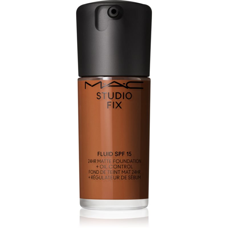 MAC Cosmetics Studio Fix Fluid SPF 15 24HR Matte Foundation + Oil Control matující make-up SPF 15 odstín NW46 30 ml