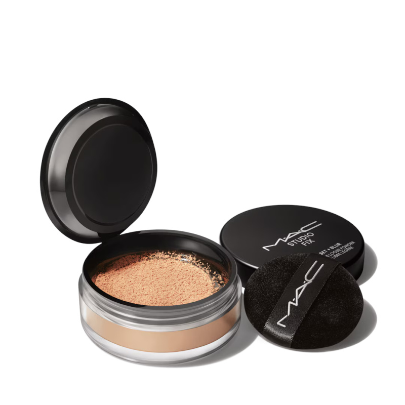 MAC Cosmetics Studio Fix Pro Set + Blur Weightless Loose Powder zmatňující fixační pudr odstín Medium Deep 6,5 g