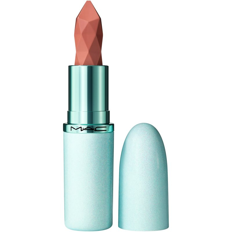 MAC Cosmetics Holiday MACximal Satin Lipstick krémová hydratační rtěnka odstín Future Beige 3.5 ml