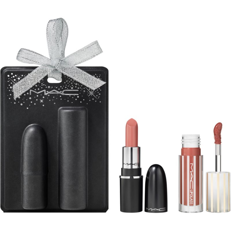 MAC Cosmetics Holiday Mini MAC Nude Lip Combo dárková sada