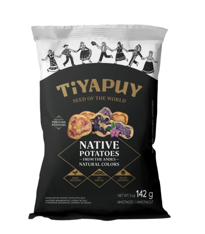 Nutricius TIYAPUY brambůrky Natural se solí 142 g