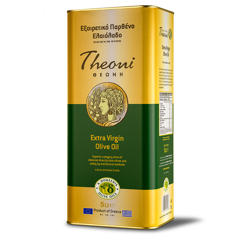 Theoni Kalamata Extra panenský olivový olej 5l - (Lehce poškozený obal)