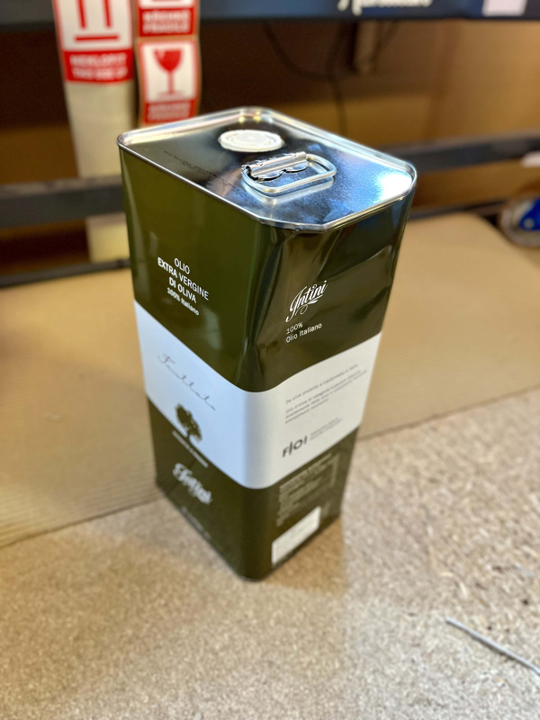 Intini (IT) Intini Fruttato Alberobello – Italský extra panenský olivový olej 0,20% 5l - plech (POŠKOZENÝ OBAL!)