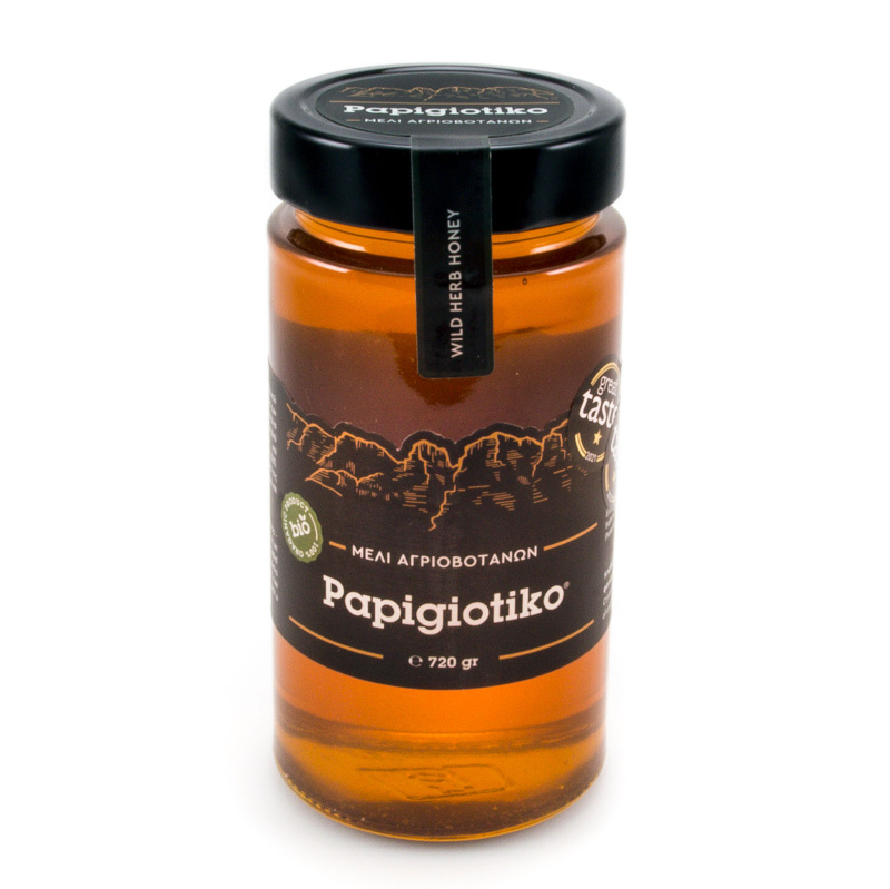 PAPIGIOTIKO BIO med z divokých květin z kaňonu Vikos v Zagori 720g