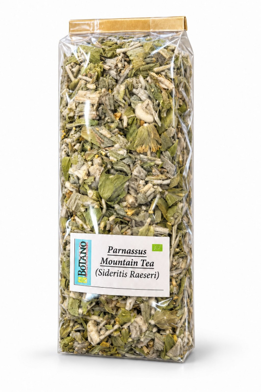 BOTANO Kréta BIO řecký horský čaj Parnassus – Sideritis raeseri 50 g