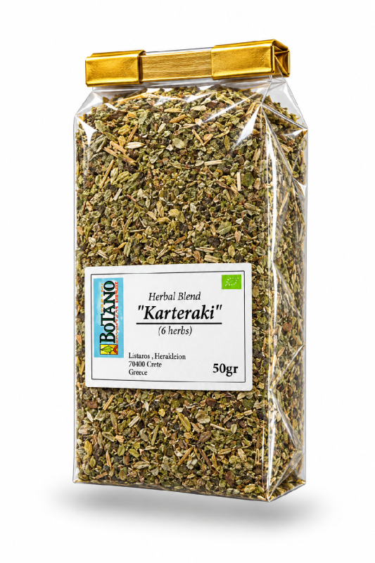 BOTANO Kréta tradiční krétská bylinná čajová směs - Karteraki (6 bylin) 50 g