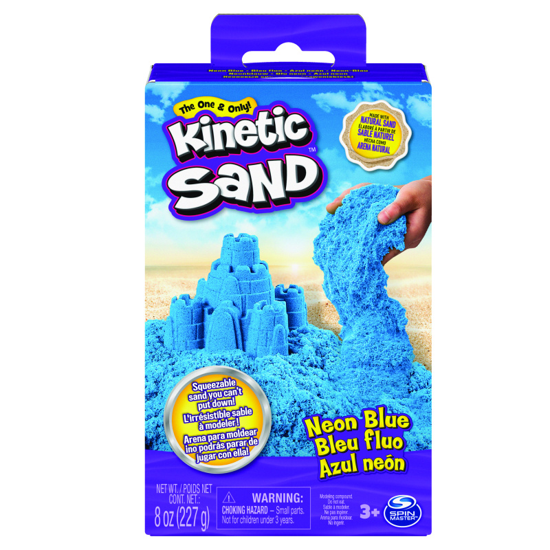 KINETICKÝ PÍSEK ZÁKLADNÍ KRABICE S PÍSKEM RŮZNÝCH BAREV 227g ASST
