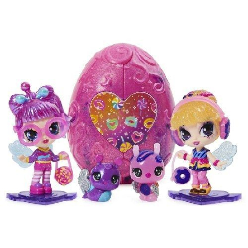 SPIN MASTER Hatchimals set zvířátko + kosmická panenka pixies ve vajíčku